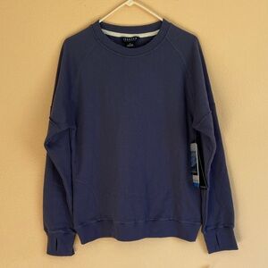 New Women’s Iceburg Blue Thermal Sweater, Activewear, Size Extra Large